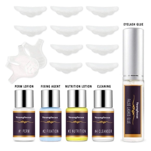 NWT Youngfocus Eyelash Perm Kit for a Professional Quality DIY Lash Lift - Picture 3 of 12